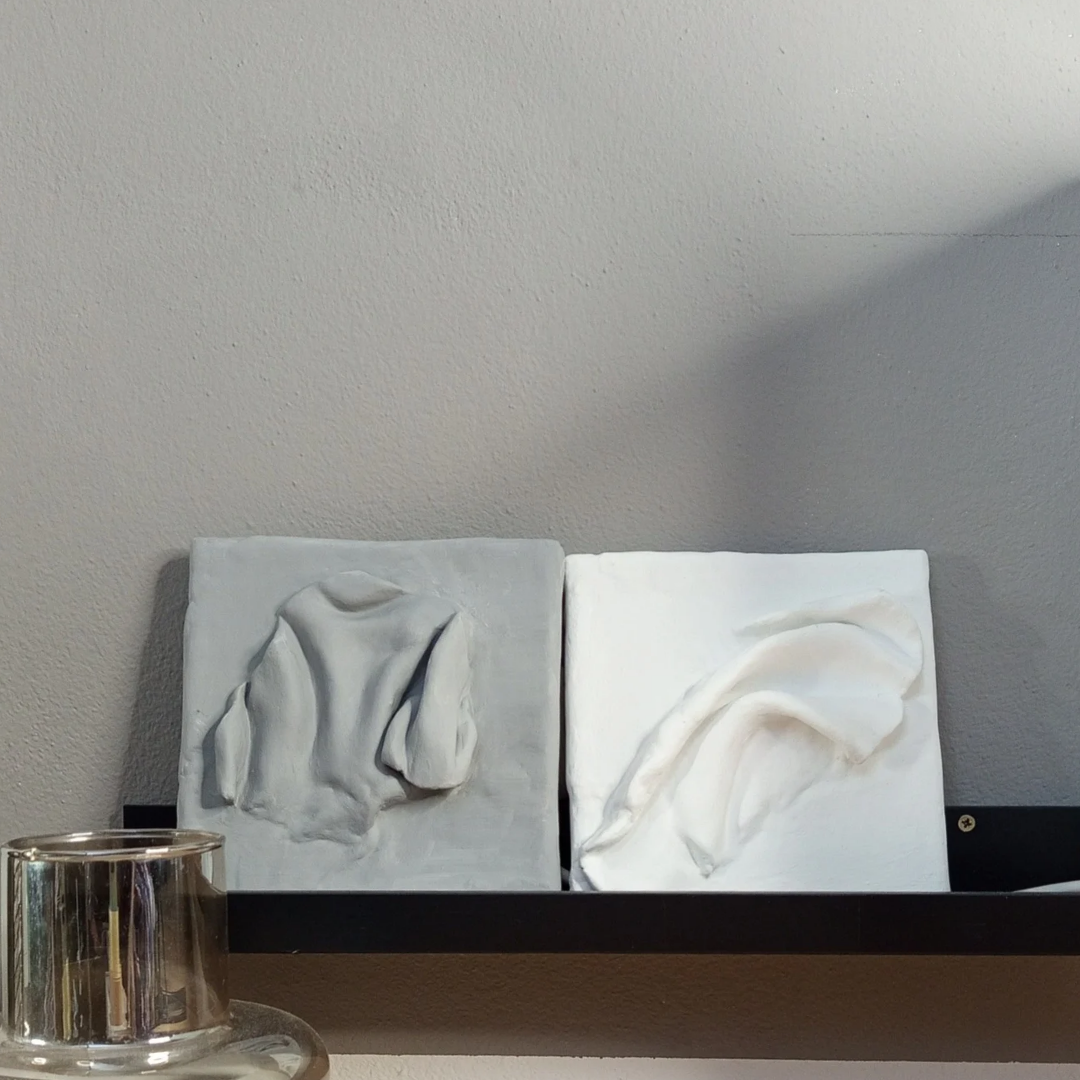 Comfort Zone Mini #02 — Strukturbild Grau