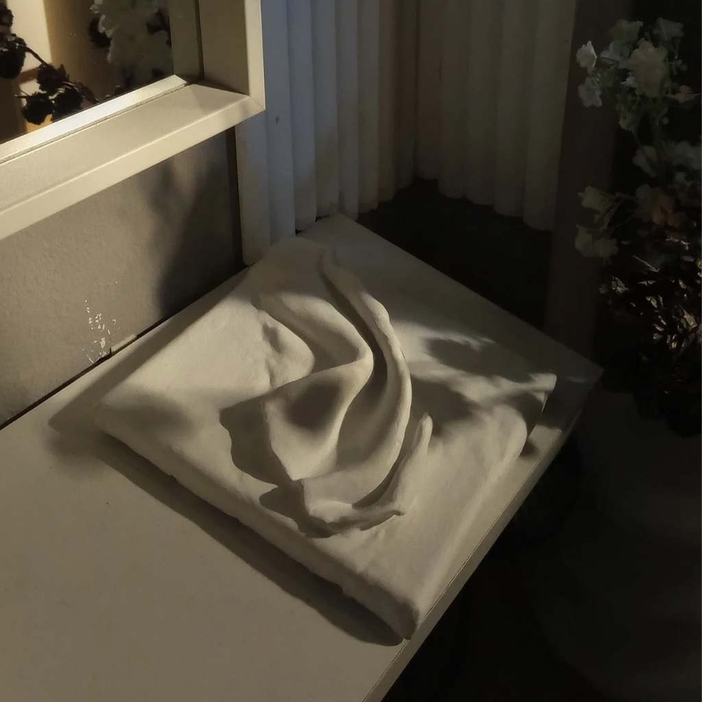 Comfort Zone Mini #01 — Strukturbild Weiß