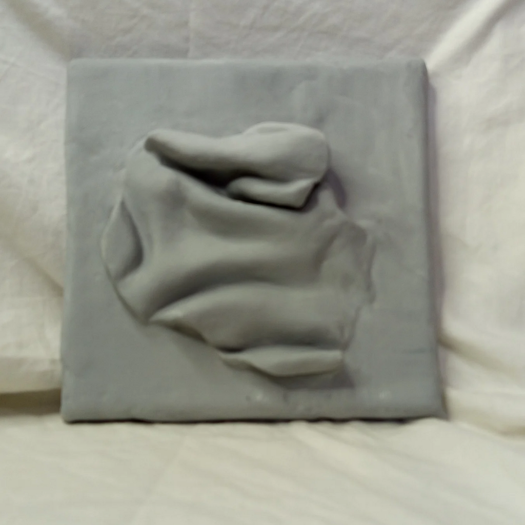 Comfort Zone Mini #02 — Strukturbild Grau